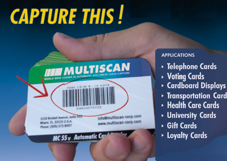MC55v Automatic Card Reader