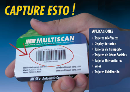MC55v Lectora Automatica de Tarjetas